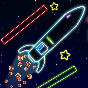 Neon raketti